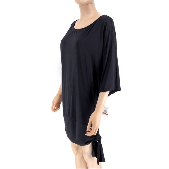 MICHAEL KORS SIDE TIE SWIM TUNIC DRESS COVERUP - Picture 5 of 8